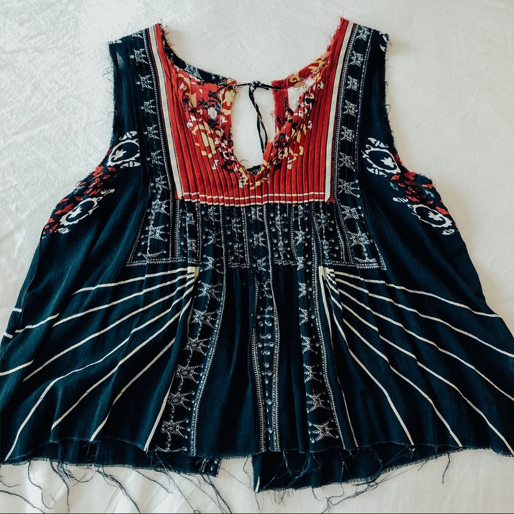 Free People open back tank top